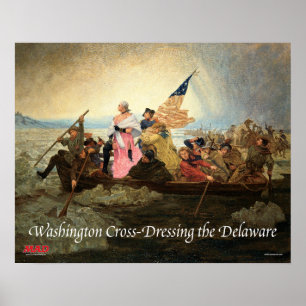 Washington Kor-Dressing den Delaware affischen Poster