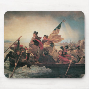 Washington korsar Delaware av Emanuel Leutze Musmatta
