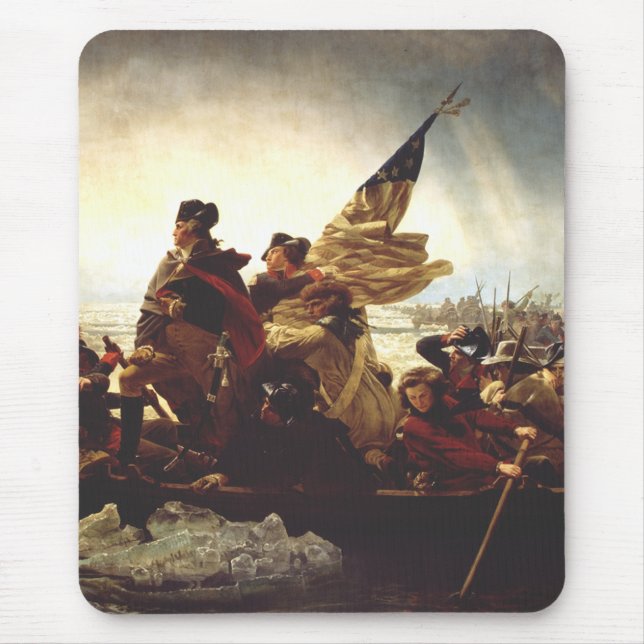 Washington korsar Delaware av Emanuel Leutze Musmatta (Framsidan)