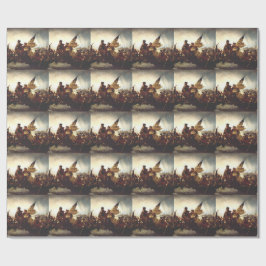Washington korsar Delaware av Emanuel Leutze Presentpapper