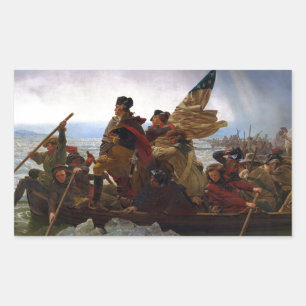 Washington korsar Delaware Konst Rektangulärt Klistermärke