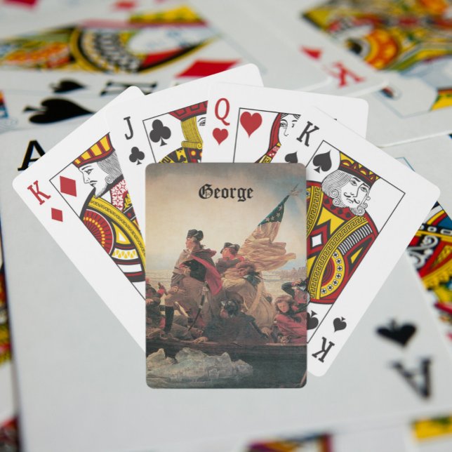 Washington korsar Delawarefloden av Emanuel Leutze Casinokort (Skapare uppladdad)