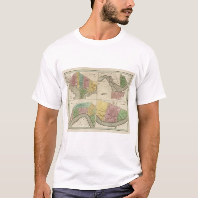 Washington Louisville och Jeffersonville Tee Shirt (Framsida)