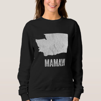 Washington Mamaw Washington Silhouette State Coole T Shirt