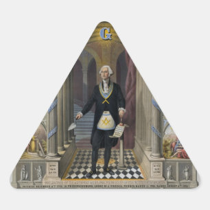 Washington Mason II Triangelformat Klistermärke
