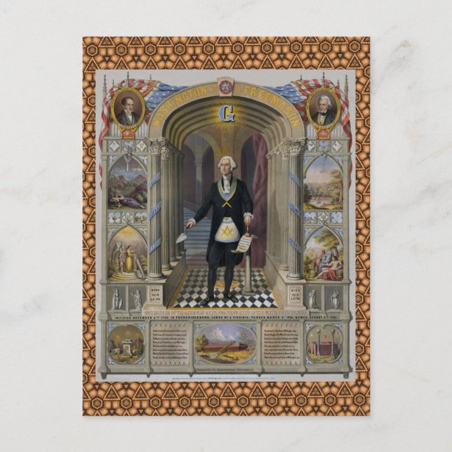 Washington Mason II Vykort (Framsida)