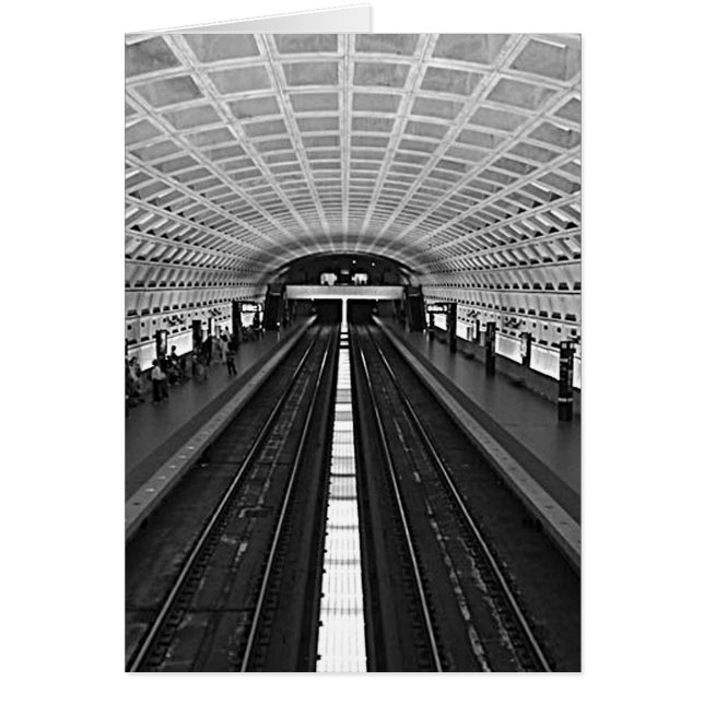Washington Metro Hälsningskort (Framsidan)