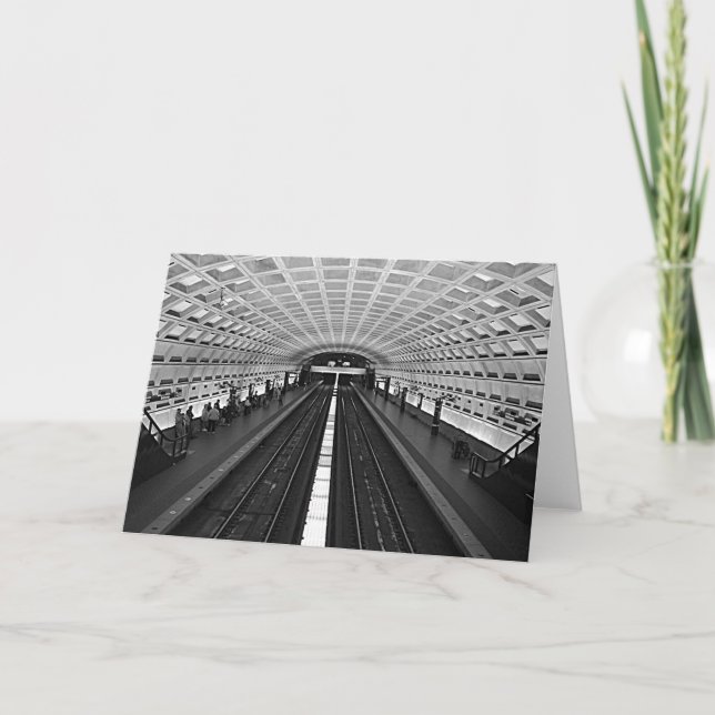 Washington Metro Station Tittar i Rails Kort (Framsida)