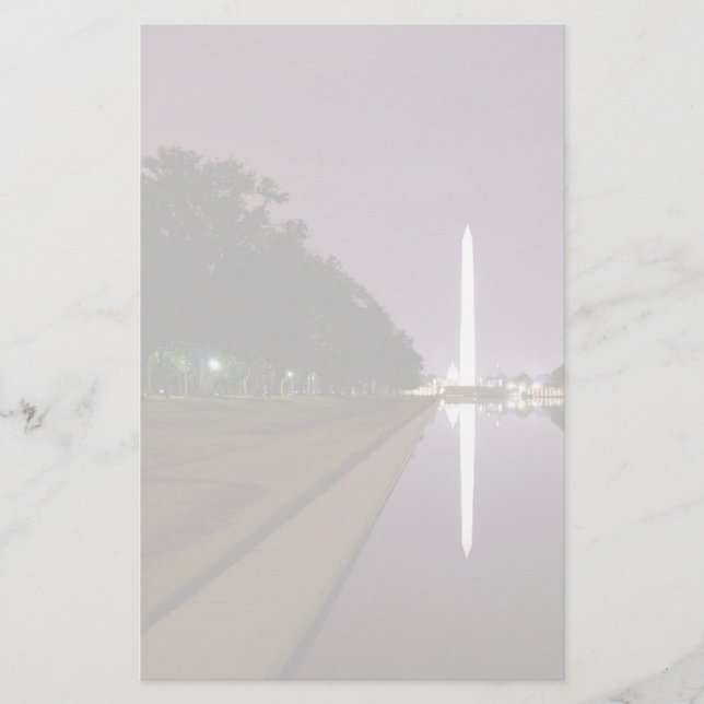 Washington Monument Brevpapper (Framsida)