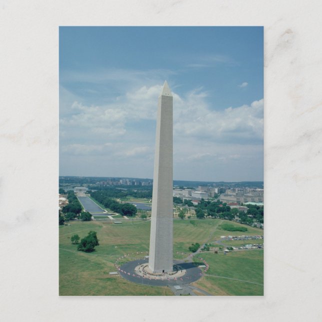 Washington Monument, byggt 1848-85 Vykort (Framsida)