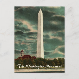 Washington Monument efter nattvykort Vykort