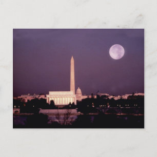 Washington Monument, Huvudstad och Jefferson Vykort
