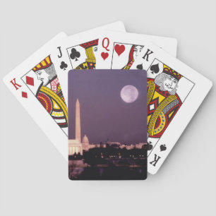 Washington monument, huvudstaden och Jefferson Kortlek