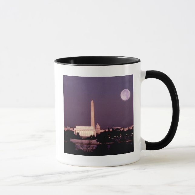 Washington monument, huvudstaden och Jefferson Mugg (Höger)