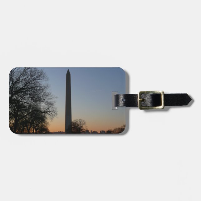 Washington Monument i Sunset Bagagebricka (Horisontell Framsida)