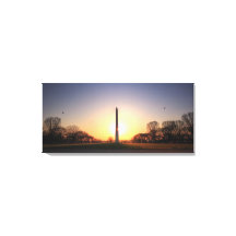 Washington Monument i Sunset