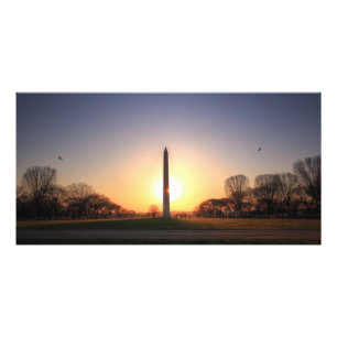 Washington Monument i Sunset Fototryck