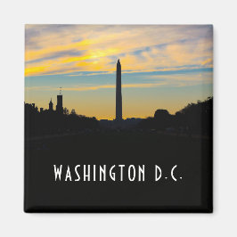 Washington Monument i Sunset Magnet