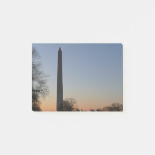 Washington Monument i Sunset Post-it Block