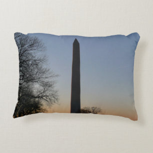 Washington Monument i Sunset Prydnadskudde