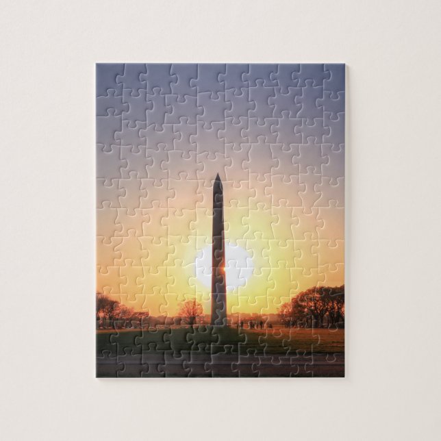 Washington Monument i Sunset Pussel (Vertikal)