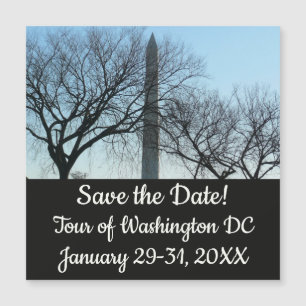 Washington Monument i Winter I liggande