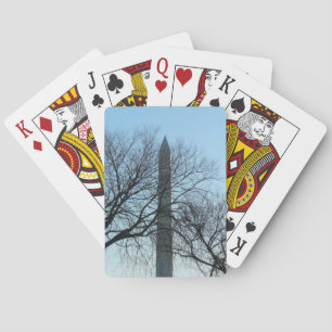 Washington Monument i Winter I liggande Casinokort