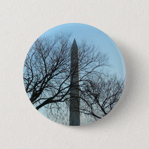 Washington Monument i Winter I liggande Knapp
