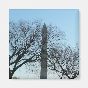 Washington Monument i Winter I liggande Magnet