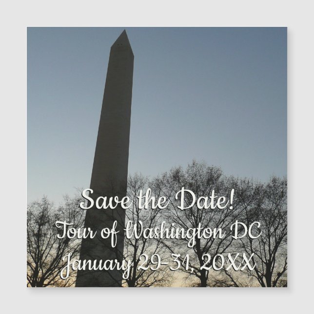 Washington Monument i Winter II Landskap (Framsida)