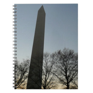 Washington Monument i Winter II Landskap Anteckningsbok