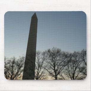Washington Monument i Winter II Landskap Musmatta