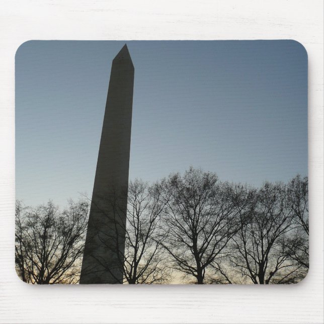 Washington Monument i Winter II Landskap Musmatta (Framsidan)