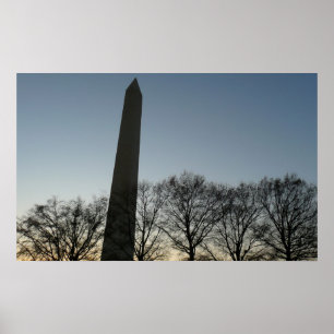 Washington Monument i Winter II Landskap Poster