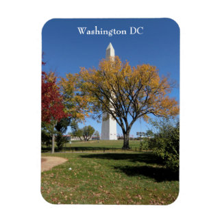 Washington Monument med Fall Färg Washington DC Magnet