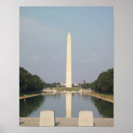 Washington Monument och Reflecting Pool-affisch Poster