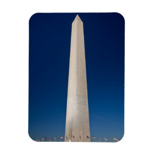 Washington monument på skymningen magnet