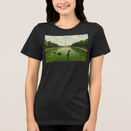 Washington Monument Reflekterande pool med Loch Ne T Shirt
