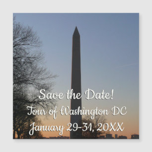 Washington Monument vid Sunset i DC