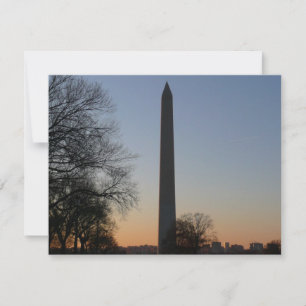 Washington Monument vid Sunset i DC