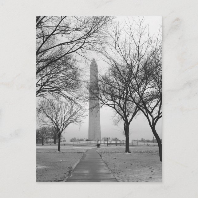 Washington monument vykort (Framsida)