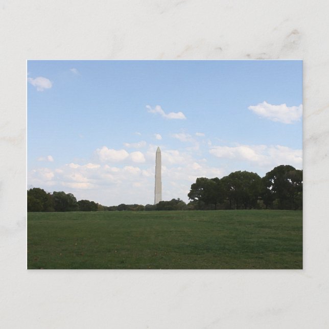 Washington Monument Vykort (Framsida)