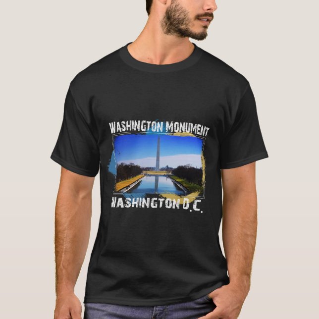 Washington Monument, Washington DC T-shirt design (Framsida)