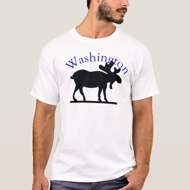 Washington Moose Tee Shirt (Framsida)