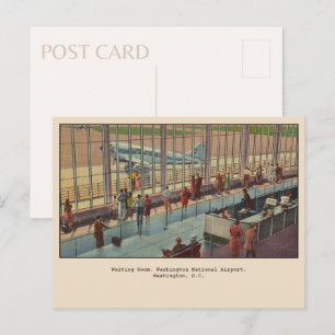 Washington National Airport Washington, D.C. Vykort