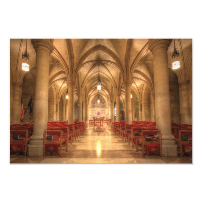 Washington National Cathedral Bethlehem Chapel Fototryck (Framsidan)