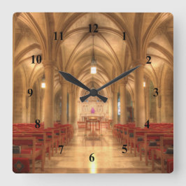 Washington National Cathedral Bethlehem Chapel Fyrkantig Klocka