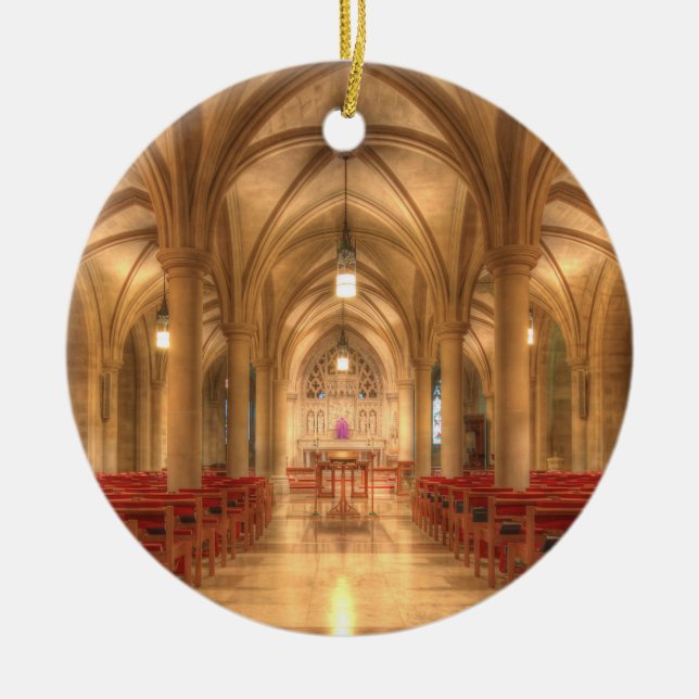 Washington National Cathedral Bethlehem Chapel Julgransprydnad Keramik (Framsidan)
