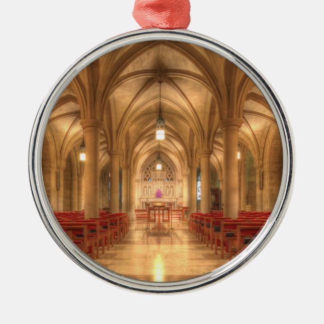 Washington National Cathedral Bethlehem Chapel Julgransprydnad Metall (Framsidan)