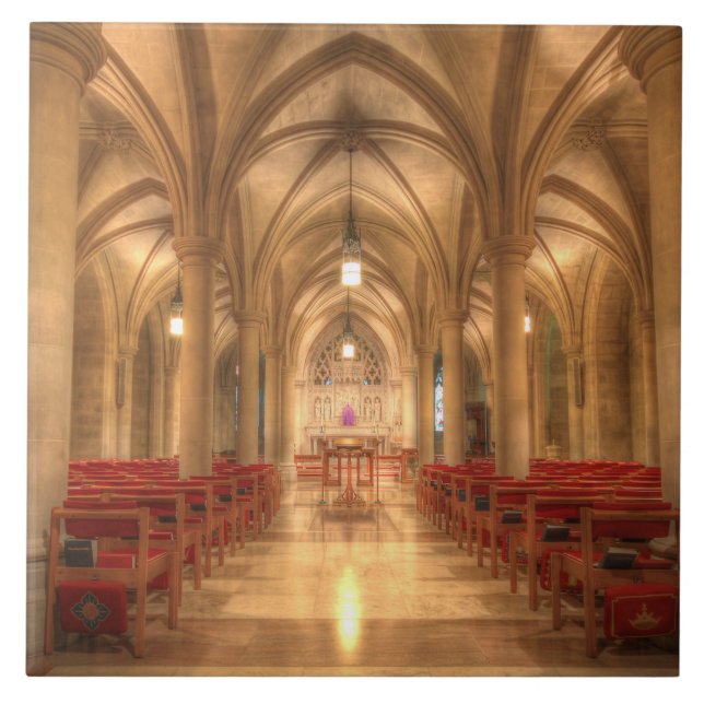 Washington National Cathedral Bethlehem Chapel Kakelplatta (Framsidan)